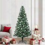 Árbol de Navidad Artificial Preiluminado Verde 210 cm