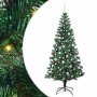 Árbol de Navidad Artificial Preiluminado Verde 210 cm