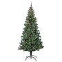 Árbol de Navidad Artificial Preiluminado Verde 240 cm