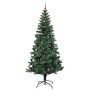 Árbol de Navidad Artificial Preiluminado Verde 240 cm