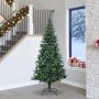 Árbol de Navidad Artificial Preiluminado Verde 240 cm en Arboles de navidad | Comprar online en Foro24