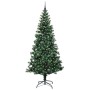 Árbol de Navidad Artificial Preiluminado Verde 240 cm