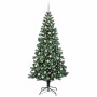 Árbol de Navidad Artificial Preiluminado Verde 240 cm