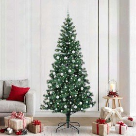 Árbol de Navidad Artificial Preiluminado Verde 240 cm