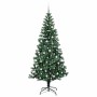 Árbol de Navidad Artificial Preiluminado Verde 240 cm
