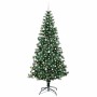 Árbol de Navidad Artificial Preiluminado Verde 240 cm