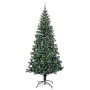 Árbol de Navidad Artificial Preiluminado Verde 240 cm