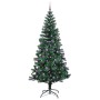 Árbol de Navidad Artificial Preiluminado Verde 240 cm