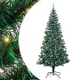 Árbol de Navidad Artificial Preiluminado Verde 240 cm