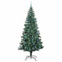 Árbol de Navidad Artificial Preiluminado Verde 240 cm