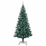Árbol de Navidad Artificial Preiluminado Verde 240 cm