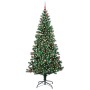 Árbol de Navidad Artificial Preiluminado Verde 240 cm