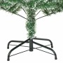 Árbol de Navidad Artificial Nevado con Luz LED Verde y 150 cm