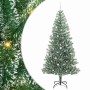 Árbol de Navidad Artificial Nevado con Luz LED Verde y 240 cm