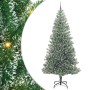Árbol de Navidad Artificial Nevado con Luz LED Verde y 240 cm