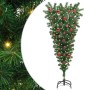 Árbol de Navidad Artificial Pre-iluminado al Revés con Juego de