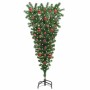 Árbol de Navidad Artificial Pre-iluminado al Revés con Juego de