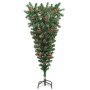 Árbol de Navidad Artificial Pre-iluminado al Revés con Juego de