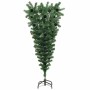 Árbol de Navidad artificial preiluminado al revés con juego de