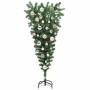 Árbol de Navidad artificial invertido pre-iluminado con set de