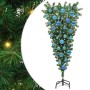 Árbol de Navidad artificial preiluminado al revés con juego de