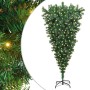 Árbol de Navidad Artificial Preiluminado al Revés Verde 180 cm