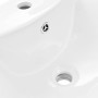 Lavabo de pie de cerámica blanco 580x470x200 mm