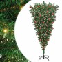 Árbol de Navidad artificial preiluminado al revés con juego de