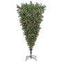 Árbol de Navidad artificial preiluminado al revés con juego de