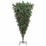 Árbol de Navidad artificial preiluminado al revés con juego de