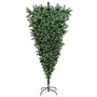 Árbol de Navidad artificial preiluminado al revés con juego de