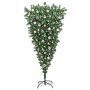 Árbol de Navidad artificial pre-iluminado al revés con set de