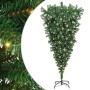 Árbol de Navidad artificial pre-iluminado alrevés con juego de