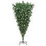 Árbol de Navidad artificial pre-iluminado alrevés con juego de