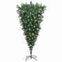 Árbol de Navidad artificial pre-iluminado alrevés con juego de