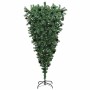Árbol de Navidad artificial preiluminado al revés con juego de
