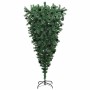 Árbol de Navidad artificial preiluminado al revés con juego de