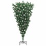 Árbol de Navidad artificial preiluminado al revés con juego de