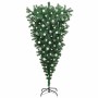 Árbol de Navidad artificial preiluminado al revés con juego de