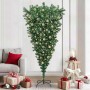 Árbol de Navidad artificial preiluminado al revés con conjunto