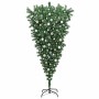 Árbol de Navidad artificial preiluminado al revés con set de