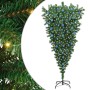 Árbol de Navidad artificial preiluminado al revés con juego de
