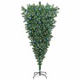 Árbol de Navidad artificial preiluminado al revés con juego de