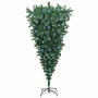 Árbol de Navidad artificial preiluminado al revés con juego de