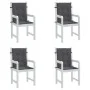 Low back garden chair cushion 4 pcs anthracite Oxford fabric by vidaXL, Cushions for chairs and sofas - Ref: Foro24-47549, Pr...