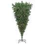 Árbol de Navidad artificial preiluminado al revés con set de