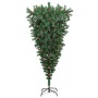 Árbol de Navidad artificial preiluminado al revés con set de