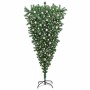 Árbol de Navidad artificial preiluminado al revés con juego de