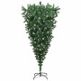 Árbol de Navidad artificial preiluminado al revés con juego de