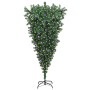 Árbol de Navidad artificial preiluminado al revés con conjunto